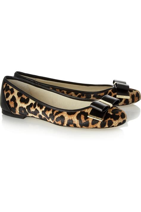 michael kors balerina kiera leo print grösse40|Michael Kors Ballet flats and ballerina shoes for Women.